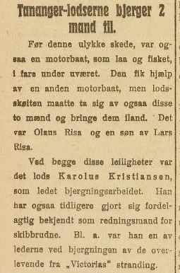1917.09.15 - Aftenbladet - S02 - Tananger-Lodsene hjelper 2 mand til.jpg